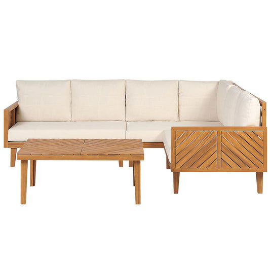 Boretti 2-Piece Solid Wood Seating Group