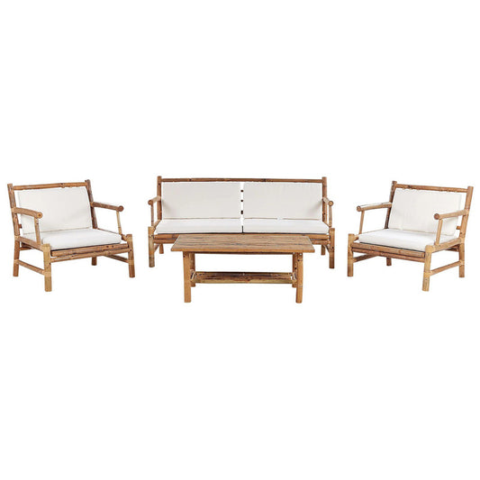 Ricone 4-Piece Bamboo Seating Furniture Set