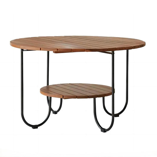 Tikemo Solid Wood Patio Table