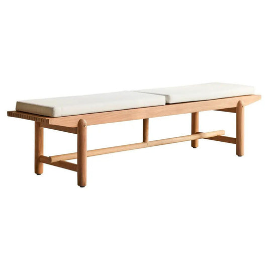 Fatido Patio Solid Wood Bench